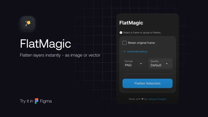 FlatMagic: One click, flat image